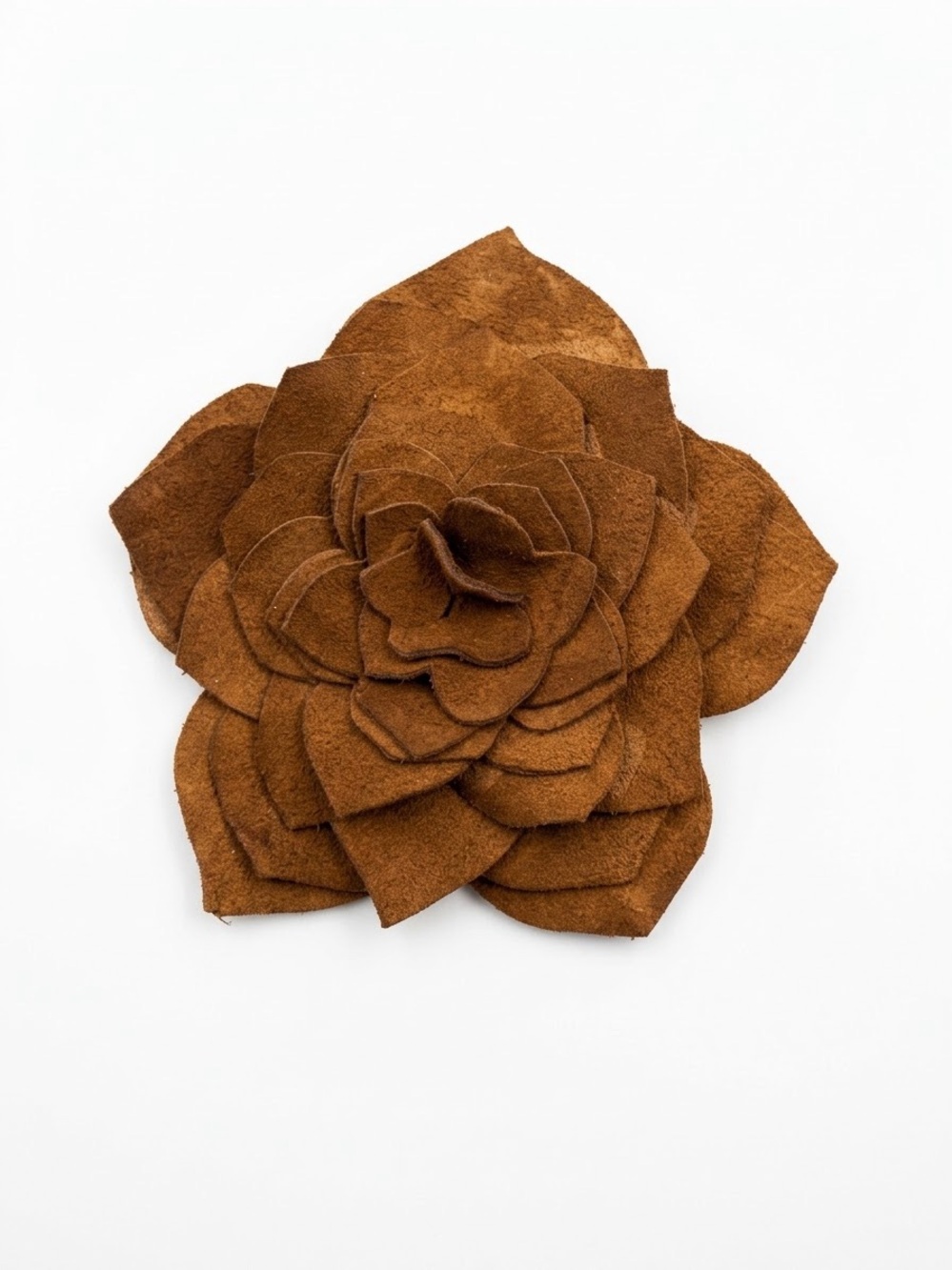 Leather Suede Flower Magnet Accessory